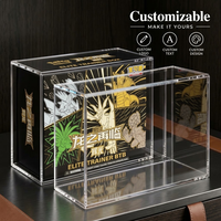 Boîtier d'affichage magnétique en acrylique personnalisé pour Elite Trainer Box Dragon, étanche, anti-poussière, protection UV, support aimanté N52