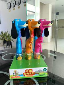 Pistola de Agua con Forma de Perro de Boca Grande JUQI, Juguete con Caramelos Prensados de Sabor Afrutado Multicolor - Product Image 3