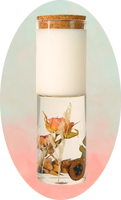 Lilin Aromaterapi Lilin Gelly Alami Bunga Kering Rempah-rempah Lilin Wangi Buatan Tangan Tutup Gabus Dekorasi Rumah
