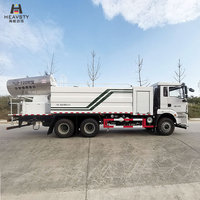 HEAVSTY Nouveau Camion Automatique Diesel Anti-Poussière avec Suppression de la Poussière, Réservoir de 19 m³ et Canon à Brouillard de 60 m pour Shacman Delong CLD5250TDYSX6