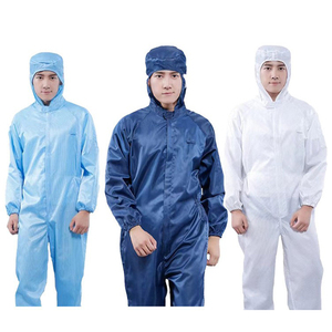 Tute Antistatiche Protettive Contro la Polvere Utilizzate in Fabbriche Alimentari, Elettroniche e Industrie Generiche - <span class=keywords><strong>Abbigliamento</strong></span> <span class=keywords><strong>da</strong></span> <span class=keywords><strong>Lavoro</strong></span> Antistatico - Product Image 5
