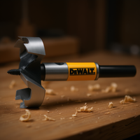 Foret à bois de type Forstner DeWalt de 1 pouce de diamètre pour un perçage de précision