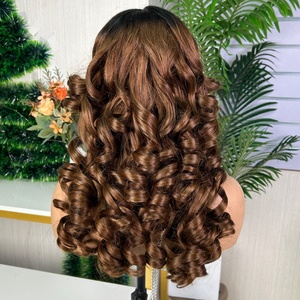 วิกผมลอนหน้าผาก 5*5 แบบเด้งดึ๋ง ความหนาแน่นสูง คุณภาพเยี่ยมแบบ Super Double Drawn - Product Image 4
