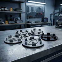 Cache-moyeux de roue de voiture étanches en ABS finition chromée 62 mm 63 mm avec protection et décoration