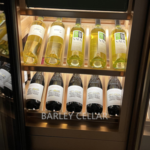 Cave à vin en acier inoxydable de style moderne Barley Cellar avec contrôle intelligent de la température, personnalisable sur mesure - Product Image 5