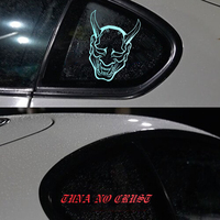Égaliseur de pare-brise actif personnalisé El Sound, panneau lumineux LED électroluminescent pour voiture, autocollants lumineux pour fenêtre, panneau lumineux JDM Slap Glow