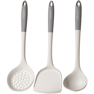 Ensemble d'ustensiles de cuisine en silicone, spatule, louche et spatule ajourée antiadhésives de qualité alimentaire, résistantes à la chaleur 230°C ° C pour Cuisine Commerciale et Domestique - Product Image 6
