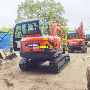 Excavadora de Ruedas DOOSAN Dx60 de 6 Toneladas, Modelo 2018, Capacidad de Cucharón de 1.5m, Usada, Precio Económico, Motor Yanmar de 39.7KW de Potencia - Product Image 5
