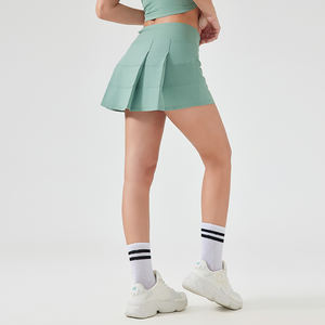 Xsunwing Golf & tenis Mini atletik, celana pendek Gym berlipat pinggang tinggi dengan Pockets-WD25014 - Product Image 5