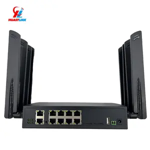 2024 New Products HC-G80 5G Modem Cellular Router 8 Gigabit LAN Ports Wifi 6 AX3000 5G 4G Router With Dual Sim Card Slot