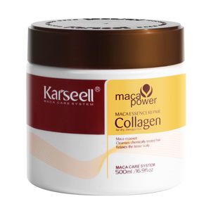 Crème réparatrice capillaire Karseell Maca Power Collagen 500ml pour cheveux secs et abîmés - Product Image 1