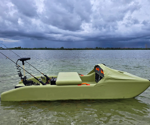 Inflatable Motor <b>Fishing</b> Boat Catamaran Custom-Size Floating <b>Float</b> Lounge 5person Inflatable <b>Fishing</b> Boat - Product Image 2