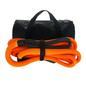High cost-effective and various option car towing double braided Nylon Recovery kinetic Tow Rope