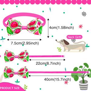 Collier pour animaux de compagnie en polyester de luxe, multicolores, à la mode, avec rubans, pour chats et chiens - Confortable et réglable, vente en gros - Product Image 2