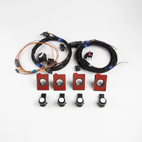 Untuk VW * MQB Golf 7 New Octavia Pilot Rear 4 Sensor dengan OPS stent modul kawat Harness belakang 4 membalikkan radar