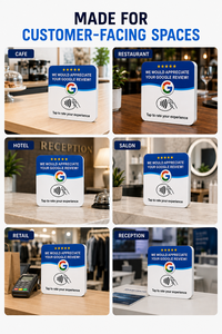 Tarjeta NFC Vorx Tech para Reseñas de Google, Tarjeta de Reseñ<span class=keywords><strong>a</strong></span> Personalizada sin Contacto de PVC con Código <span class=keywords><strong>QR</strong></span> - Product Image 5