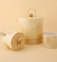 Boîte cylindrique écologique artisanale recyclable pour parfum et huile essentielle, emballage en tube de papier kraft biodégradable
