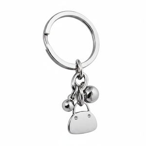 Portachiavi da Donna con Finitura Cromata, Accessorio Elegante - Product Image 2