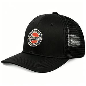 Custom logo Five Panel Embroidered Patch a Frame Structured Baseball Net Mesh Trucker <b>Hat</b> <b>Cap</b> - Product Image 3
