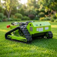 Équipement de fabrication de jardins agricoles Tondeuse hybride gaz-électrique, largeur de coupe 550mm, montée à 50 °
