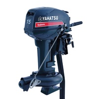 Moteur hors-bord pour bateau YAHATSU 2 temps 15cv à propulsion à jet, moteur marin compatible avec le moteur de bateau YAMAHA d'origine et pièces détachées