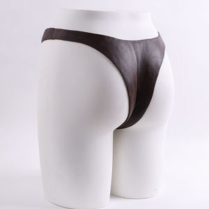 Buikspier Baron Zwarte Koffie Gespannen Penis Ondergoed Draagbaar <span class=keywords><strong>Gay</strong></span> Ondergoed met Kunstpenis Seks Speelgoed - Product Image 3