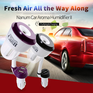 Original Fabrik-Auto-Luftbefeuchter mit Doppel-USB-Anschlüssen Ätherisches Öl Auto-Diffusor für Auto-Aromatherapie - Product Image 2