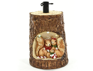 Supporto per Albero di Natale a Forma di Famiglia di Gufo, Base Decorativa Robusta Ideale per Creare un Magico Paesaggio Invernale nella Tua Stanza - Product Image 2