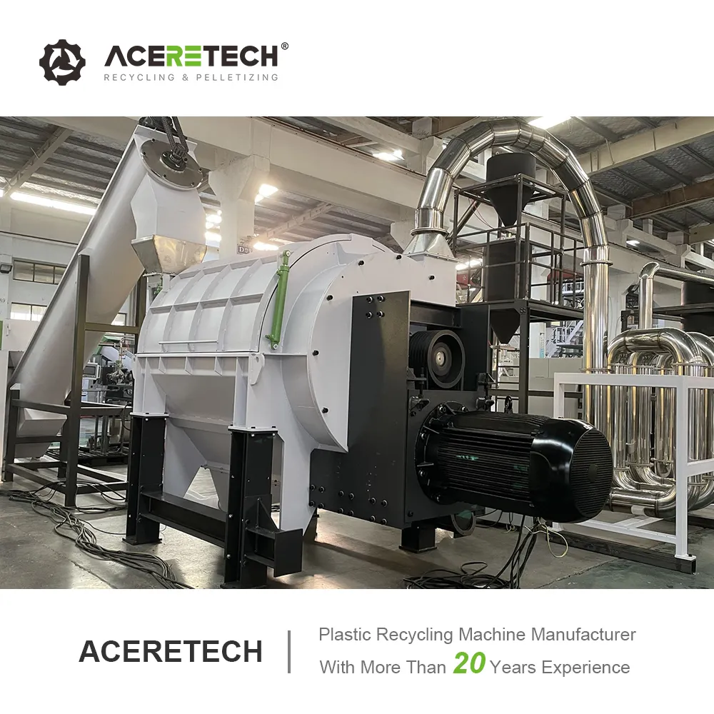 Machine à laver de recyclage de Film plastique LDPE/LLDPE AWS-PE, entièrement automatique