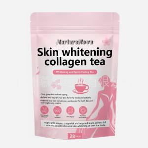 شاي الكولاجين لتفتيح البشرة الأكثر مبيعًا للتصدير عبر الحدود، 28 كيس، بيع مباشر من المصنع، تصنيع حسب الطلب (OEM) - Product Image 1