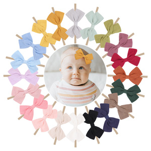 FanYue per bambini <span class=keywords><strong>fascia</strong></span> per <span class=keywords><strong>capelli</strong></span> in cotone e lino <span class=keywords><strong>fascia</strong></span> per <span class=keywords><strong>capelli</strong></span> in Nylon morbida senza cuciture 2024 - Product Image 1