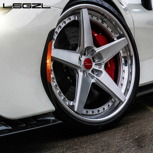 Rueda Forjada Personalizada de 18 19 20 21 22 Pulgadas, Rueda Deportiva Pulida 5x114.3 5x112 5x127 Jante para 599 GTB <span class=keywords><strong>Fiorano</strong></span> SF90 Spider - Product Image 5