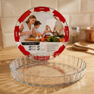 Piatto Rotondo in Vetro Borosilicato per Torte, Diametro 28cm, Capacità 1,2L (Ibili 480528) - Product Image 3