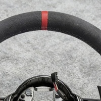 Volant en cuir suédé en fibre de carbone pour BMW M3 M5 M6 F10 F30 F35 F20 F01 E60 E86 F05 F06 E70 E90 E71 E84 E53 E60 Accessoires de voiture