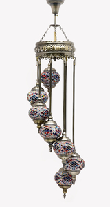 Lámpara de <span class=keywords><strong>Techo</strong></span> Colgante de Mosaico Marroquí Turco Vintage de Marrakech con 3/5/7 Globos - Product Image 4