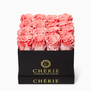 2020 Venta caliente de lujo de cartón negro Rosa flor caja de regalo con tapa - Product Image 5
