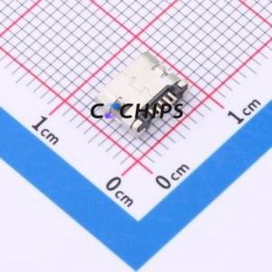 XUDF-0432-0121 USB Connector SMD Connector ( Connector Type: Micro-B )( Protocol Standard: USB 2.0 )( Gender: Female ) - Product Image 2