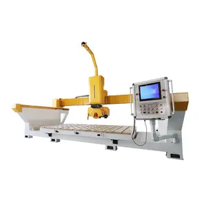 Factory price stone cutting machine 5 axis bridge saw waterjet cutting machine for marble granite cutting