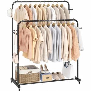 Perchero de Metal Moderno para Interiores, de 150 cm, para Colgar Ropa y Zapatos, Diseño Engrosado, Ensamblado, Venta al por Mayor - Product Image 1