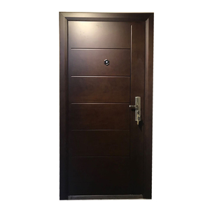 Puerta principal a prueba de ladrones de calidad de exportación TECHTOP, puerta exterior blindada de acero de doble capa para los mercados europeos - Product Image 1