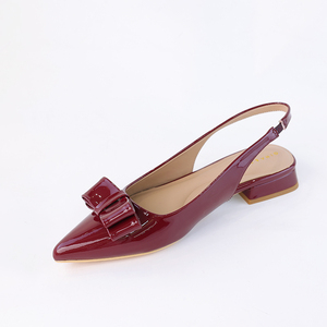 Lujo 2025 zapatos rojos para mujer con tacón cuadrado forro de lazo cómodo High Hills estilo Formal antideslizante tendencia de moda de verano - Product Image 1