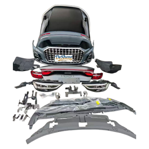 ชุดอัพเกรดภายนอกสำหรับ <span class=keywords><strong>Audi</strong></span> <span class=keywords><strong>A8</strong></span> ที่ออกแบบอย่างประณีต ประกอบด้วยกันชนหน้า-หลัง, ไฟหน้า LED, กระจังหน้า, สปอยเลอร์หลัง, ติดตั้งง่ายไร้รอยต่อ - Product Image 2