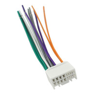 Reproductor de CD para coche, fuente de alimentación de línea trasera, Cable auxiliar, Cable USB, arnés de cableado para Kia IX35 Elantra Tucson Kia Sportage