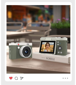 <span class=keywords><strong>Appareil</strong></span> <span class=keywords><strong>photo</strong></span> numérique DLC 64MP avec vidéo 4K et 180° °   Caméra de vlogging WiFi avec zoom 16X et écran rotatif pour étudiants et débutants - Product Image 6