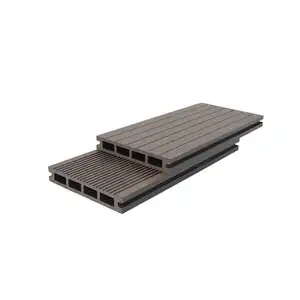 Tongue and groove black composite decking with best price