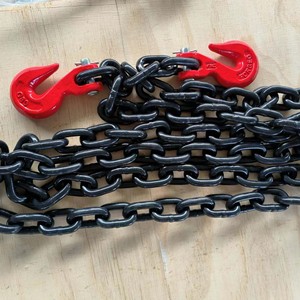 5/16 Grade 80 Short Link Lifting <strong>Chain</strong> With Lifting <strong>Chain</strong> Hooks