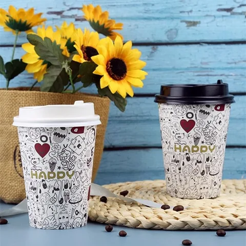 3oz Business Takeaway Paper Ripple Cups
