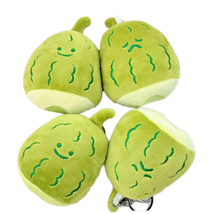 Venta al por mayor lindo creativo Mini vegetal melón amargo muñeco <span class=keywords><strong>de</strong></span> peluche colgante transfronterizo creativo Animal relleno juguetes para niños - Product Image 1