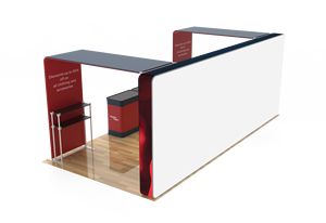 ขาตั้งโชว์ทีวีแบ็คไลท์<span class=keywords><strong>ป้าย</strong></span>โค้งสำหรับโชว์สินค้า20x10ft ดีไซน์ใหม่ - Product Image 6