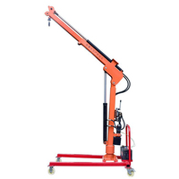 Fabricant Mini grue mobile 1 tonne 2 tonnes Grue d'atelier pliante hydraulique à vendre